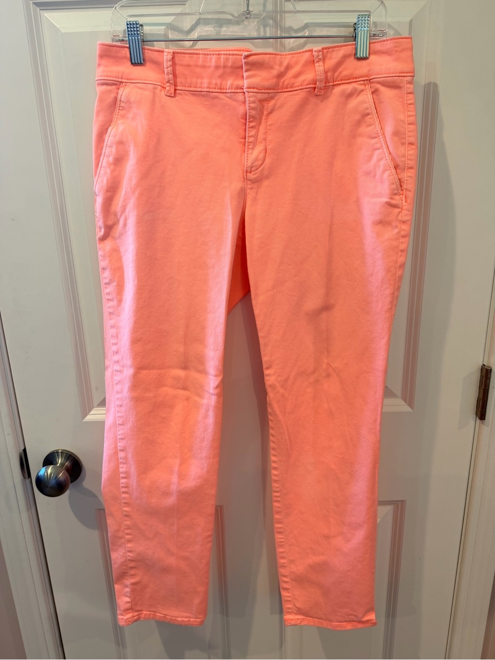 Ann Taylor LOFT Pink Chino Pants Size 8